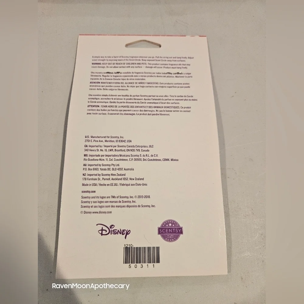 Disney brand scentsy